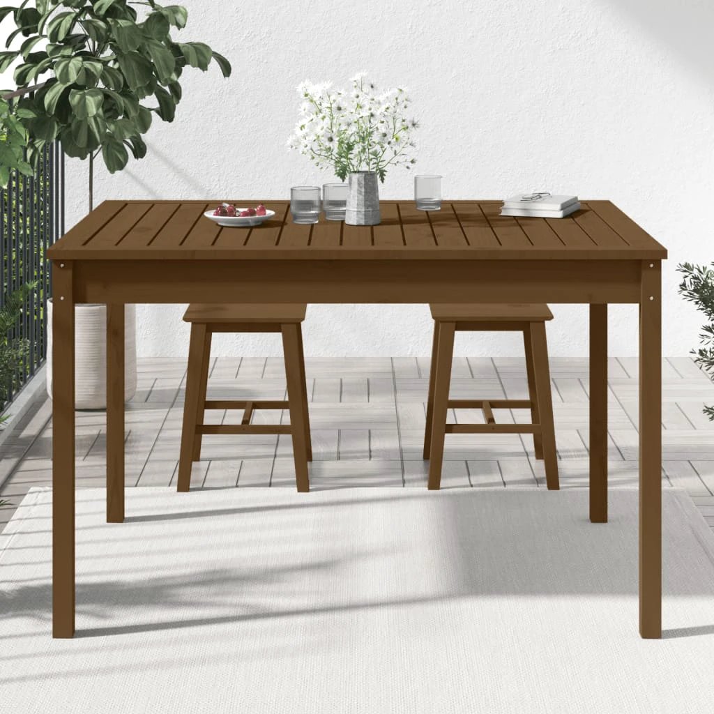 vidaXL Garden Table 82.5x82.5x76 cm Solid Wood Pine by vidaXL