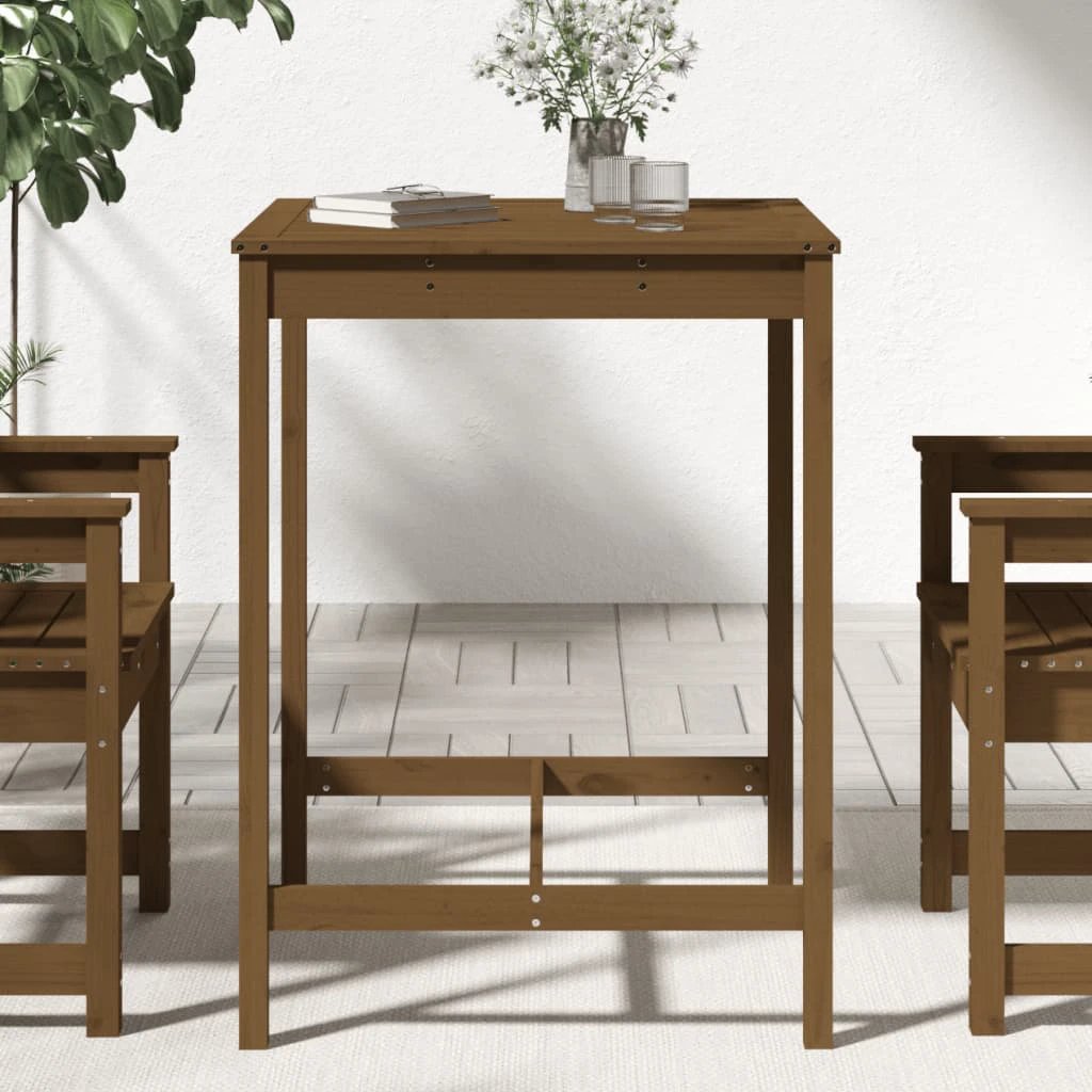vidaXL vidaXL Garden Table 82.5x82.5x110 cm Solid Wood Pine - Garden Table