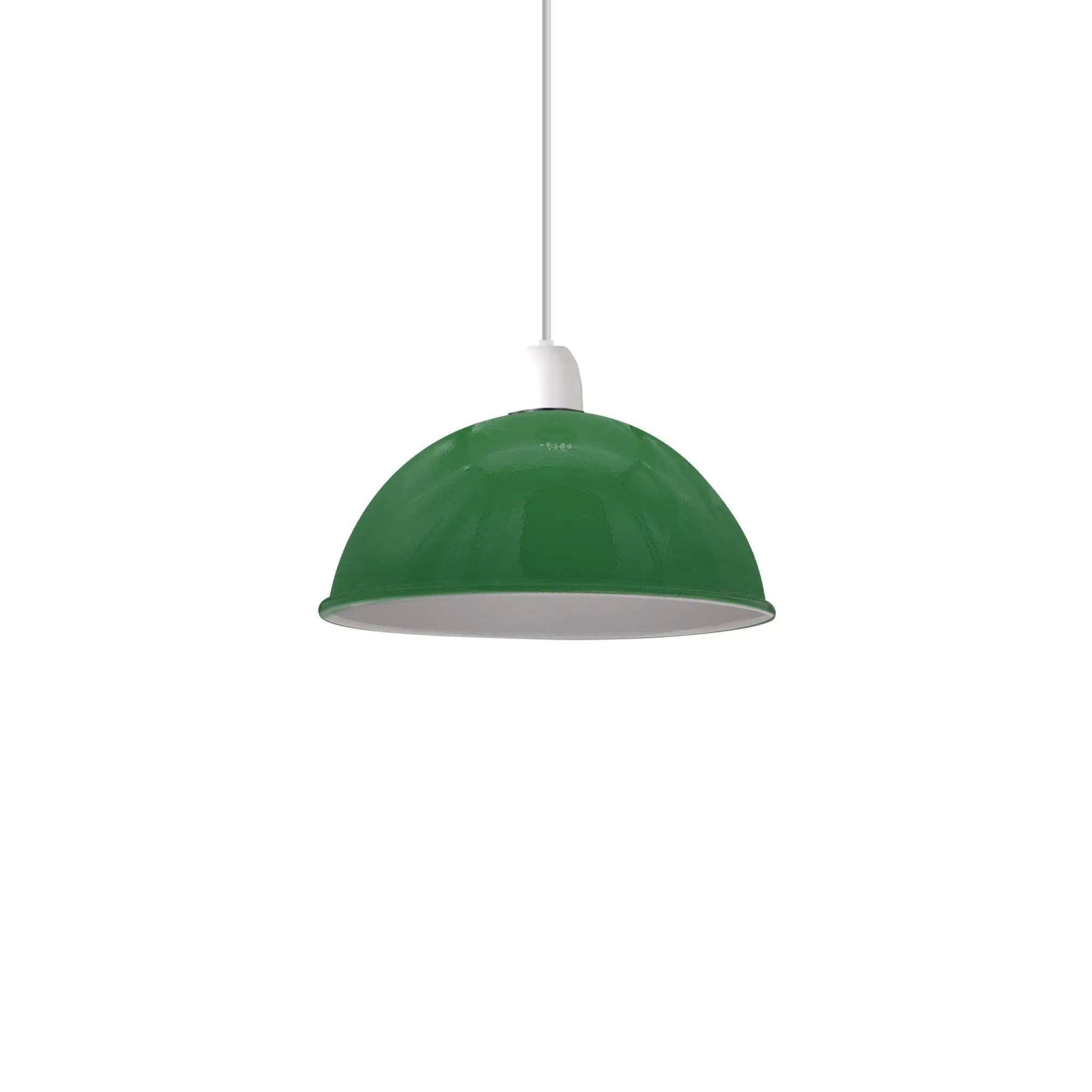 Unbranded Vintage Industrial Easy Fit Dome Shaped Lamp Shade Ceiling, Pendant, Wall Light Metal E27 Light Fitting 60W - Pendant Lights