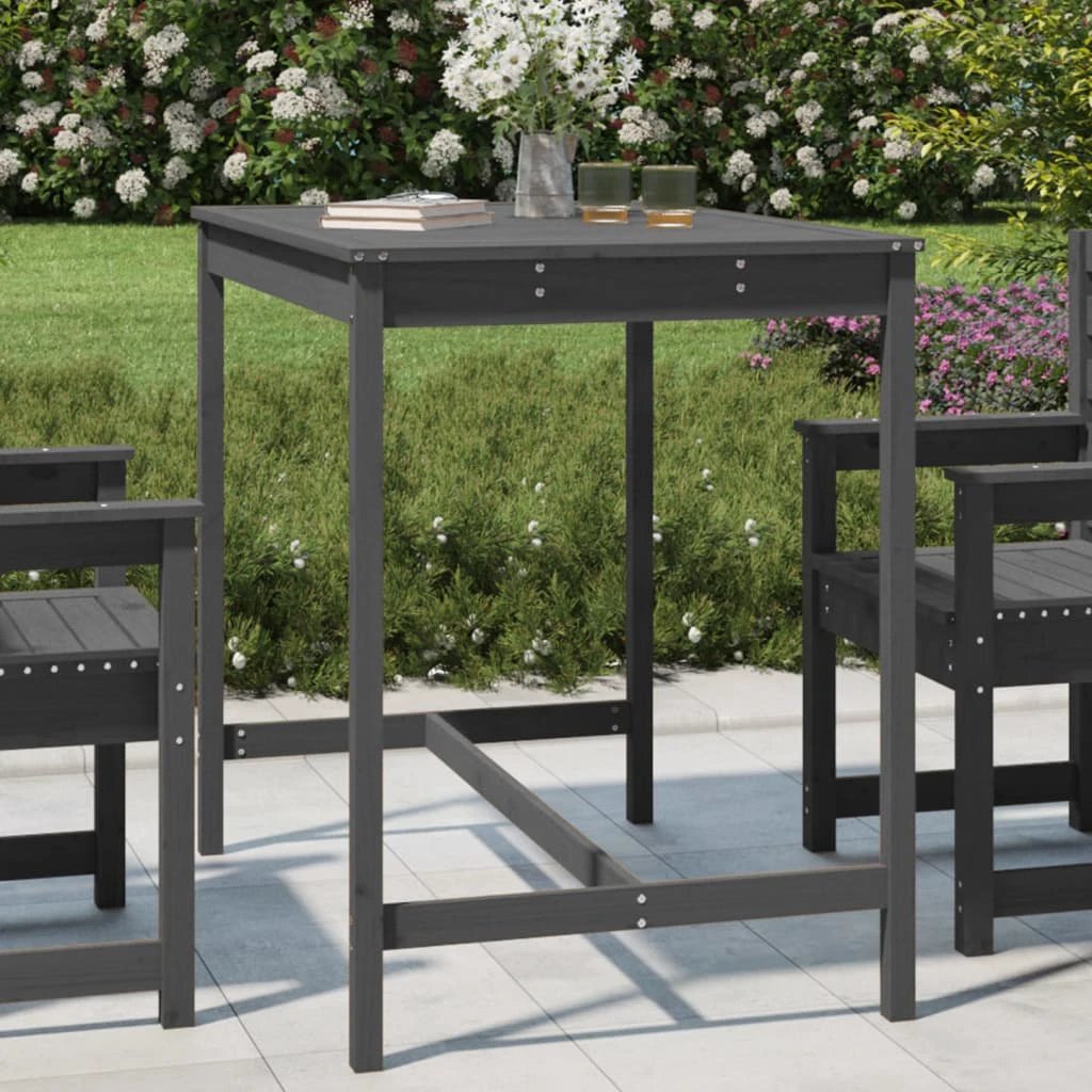 vidaXL Garden Table 82.5x82.5x110 cm Solid Wood Pine by vidaXL