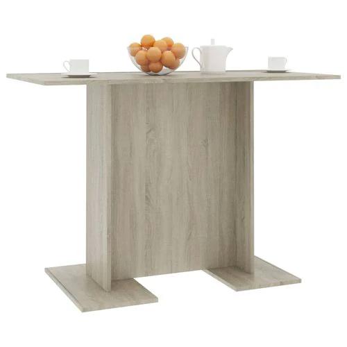 vidaXL Dining Table 110x60x75 cm Engineered Wood Modern Design for Stylish Dining Spaces by vidaXL