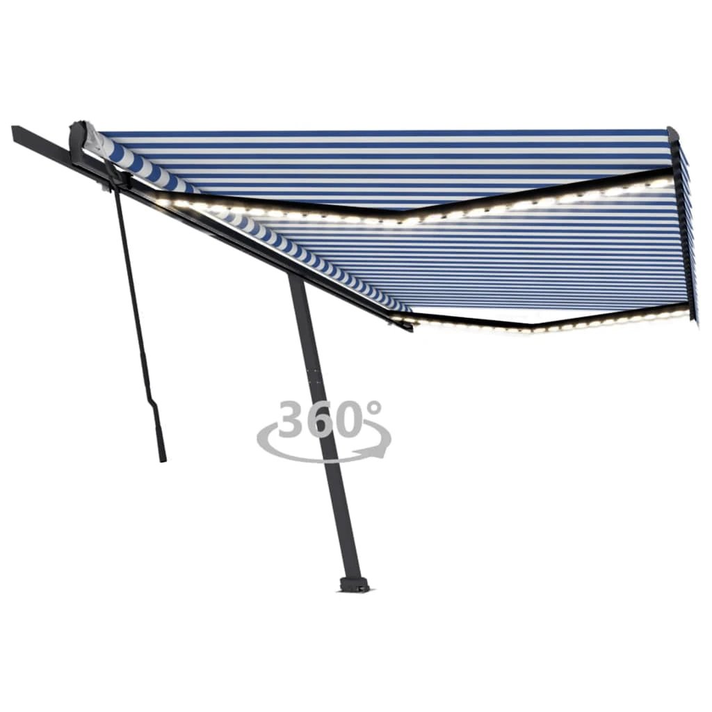 VidaXL Retractable Awning 300x250 LED Patio by vidaXL