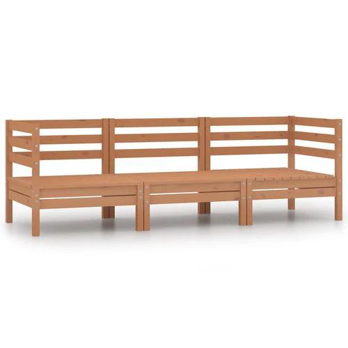 vidaXL Modular Corner Sofa 150x150 cm Solid Pinewood with Sturdy Design for Outdoor Relaxation by vidaXL