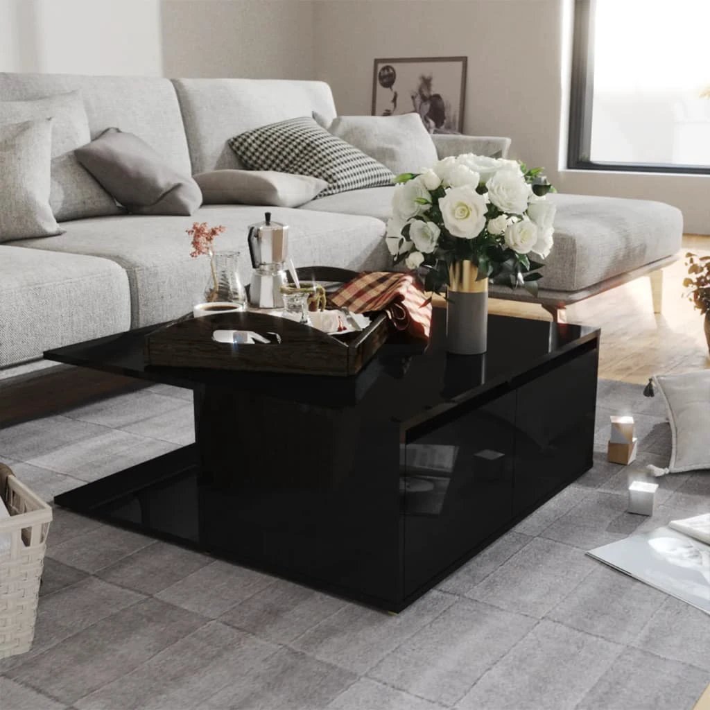 VidaXL Coffee Table 80x80x31 Engineered Wood by vidaXL