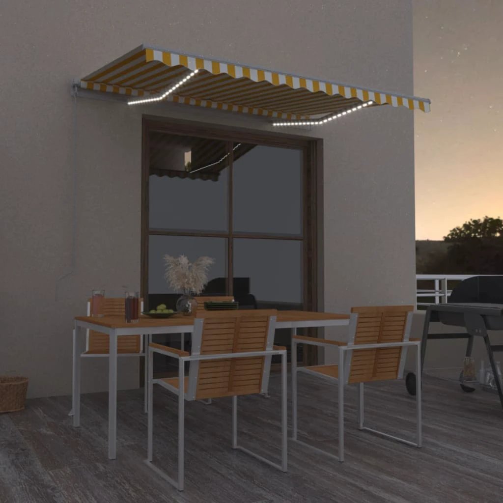 vidaXL vidaXL Awning 300x250 cm LED Patio - Cover