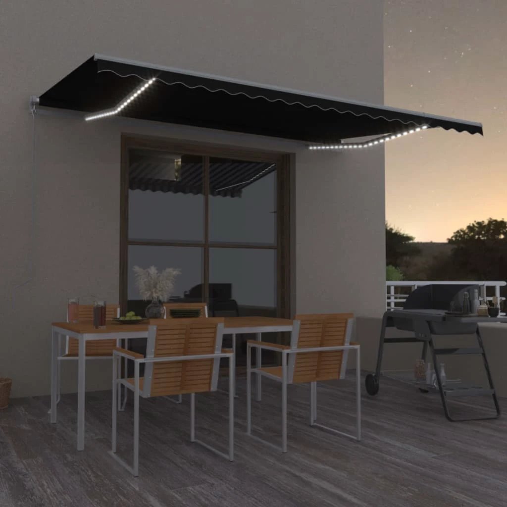 vidaXL vidaXL Awning 300x250 cm LED Patio - Cover