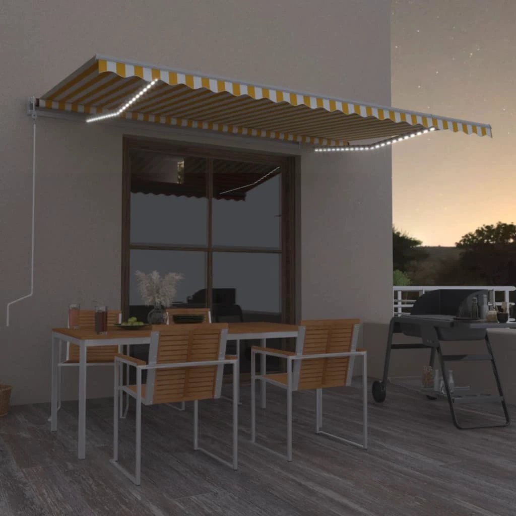 vidaXL vidaXL Awning 300x250 cm LED Patio - Cover