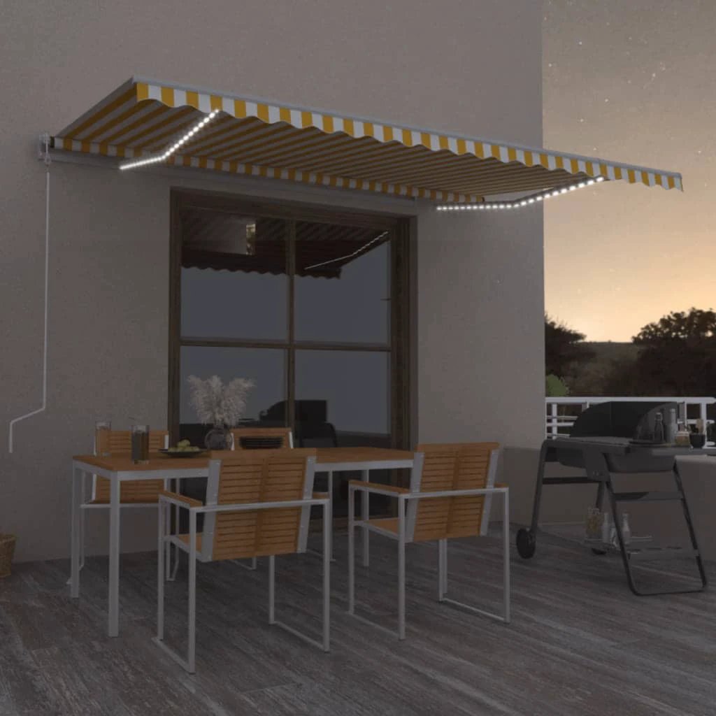 vidaXL Awning 300x250 cm LED Patio by vidaXL