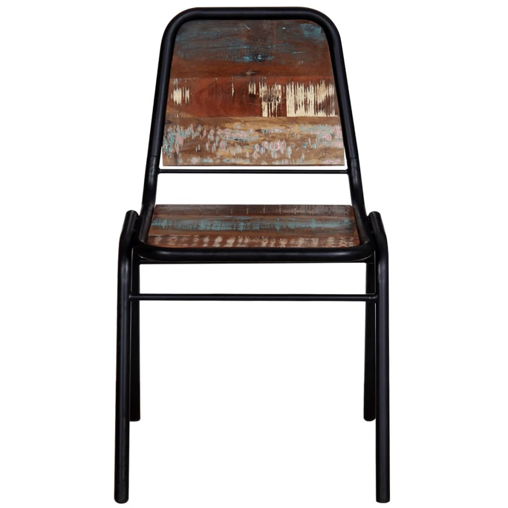 vidaXL vidaXL Dining Chairs 4 pcs Solid Reclaimed Wood - Wooden Chairs