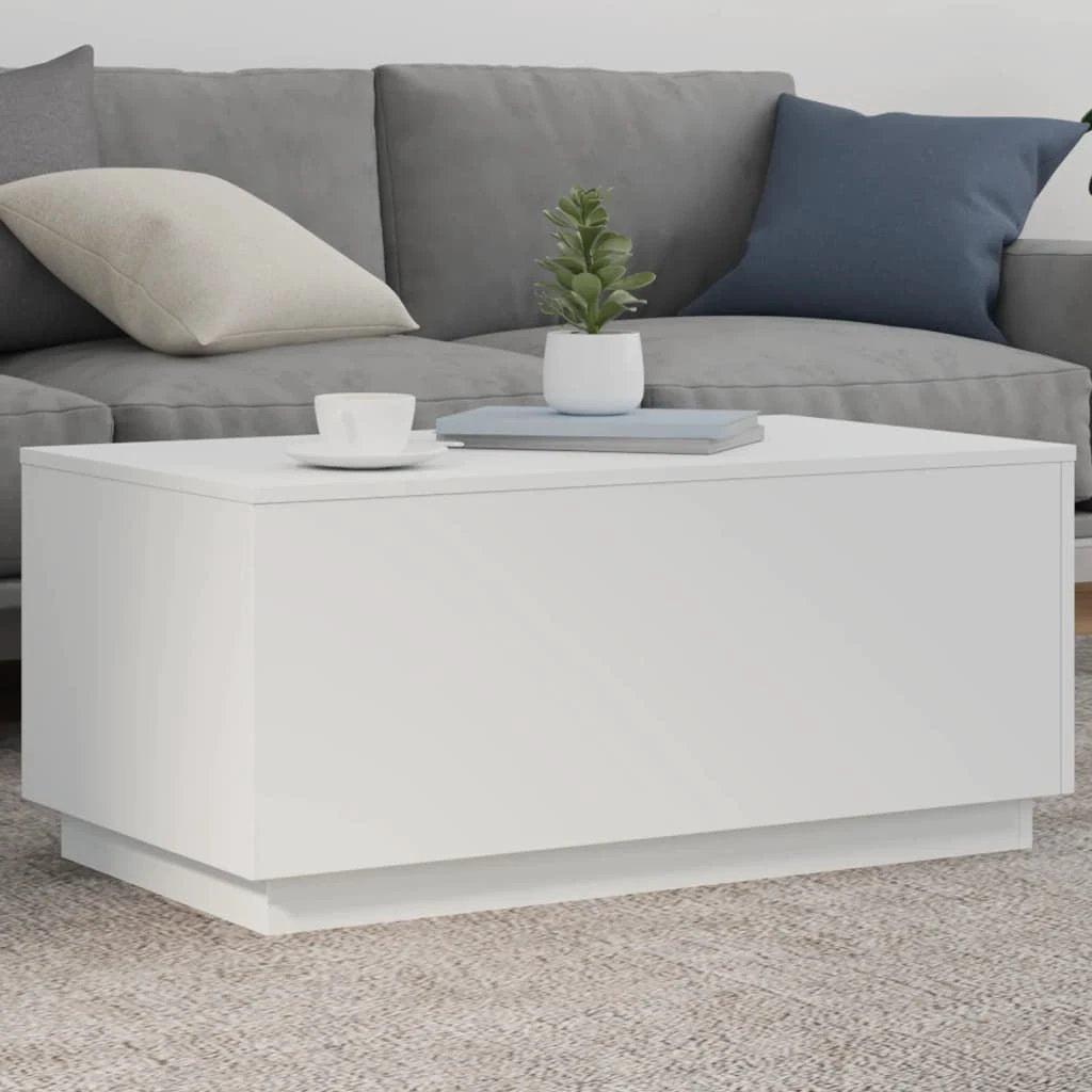 vidaXL vidaXL Coffee Table 50x50x40 cm LED Lights Living Room - Coffee Table