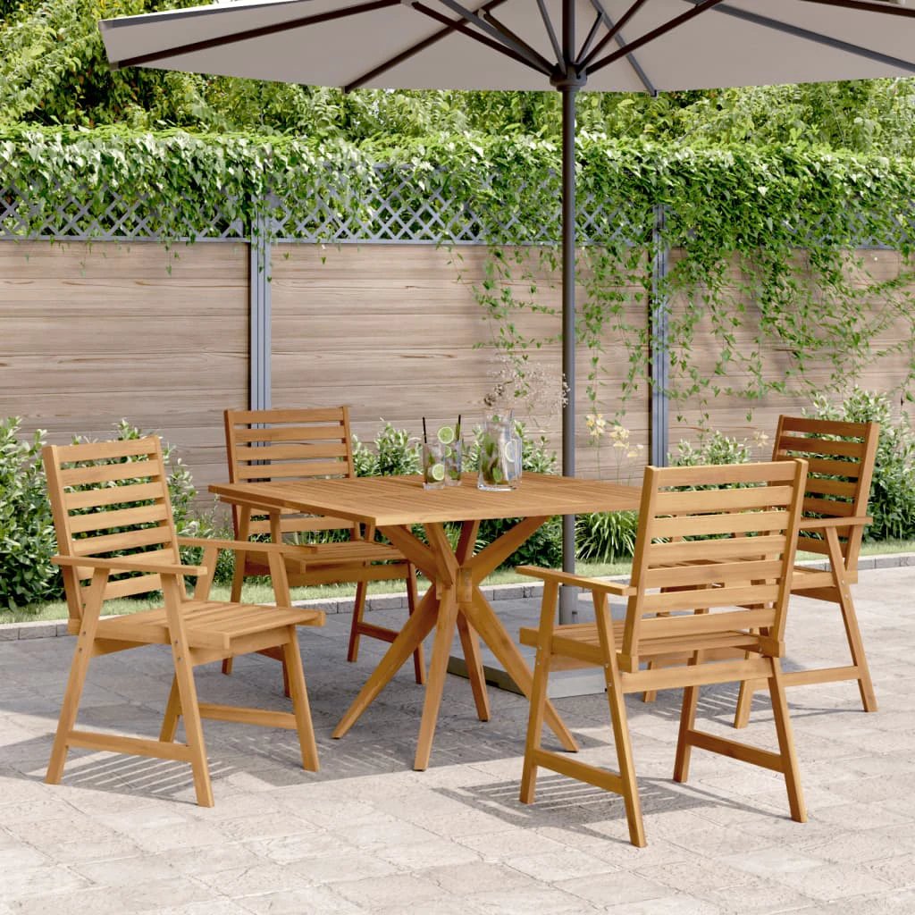 vidaXL vidaXL 3 Piece Garden Dining Set Solid Wood Acacia - Garden Set