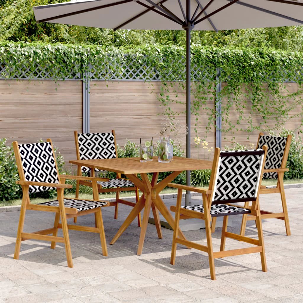 vidaXL vidaXL 3 Piece Garden Dining Set Solid Wood Acacia - Garden Set