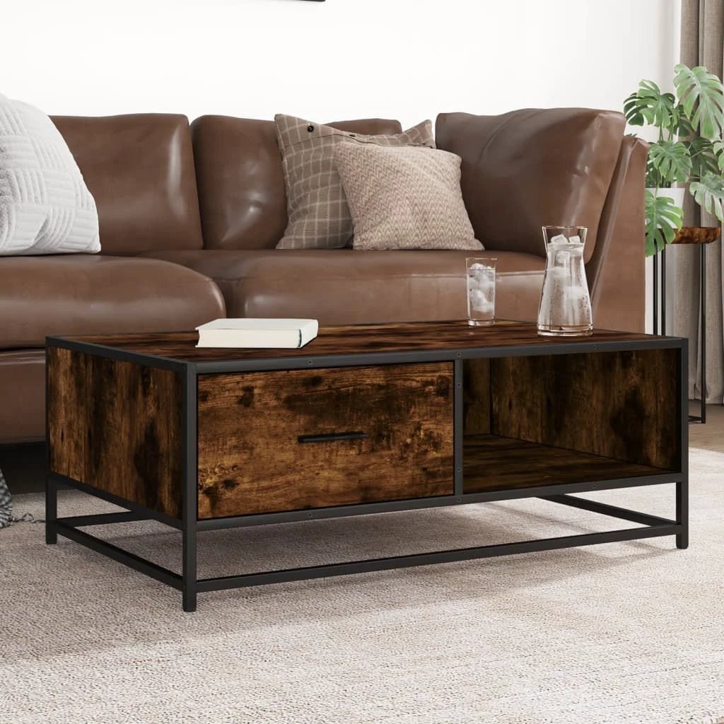 vidaXL VidaXL Coffee Table Sonoma Oak 90x57x35 Industrial Home Use - Coffee Table
