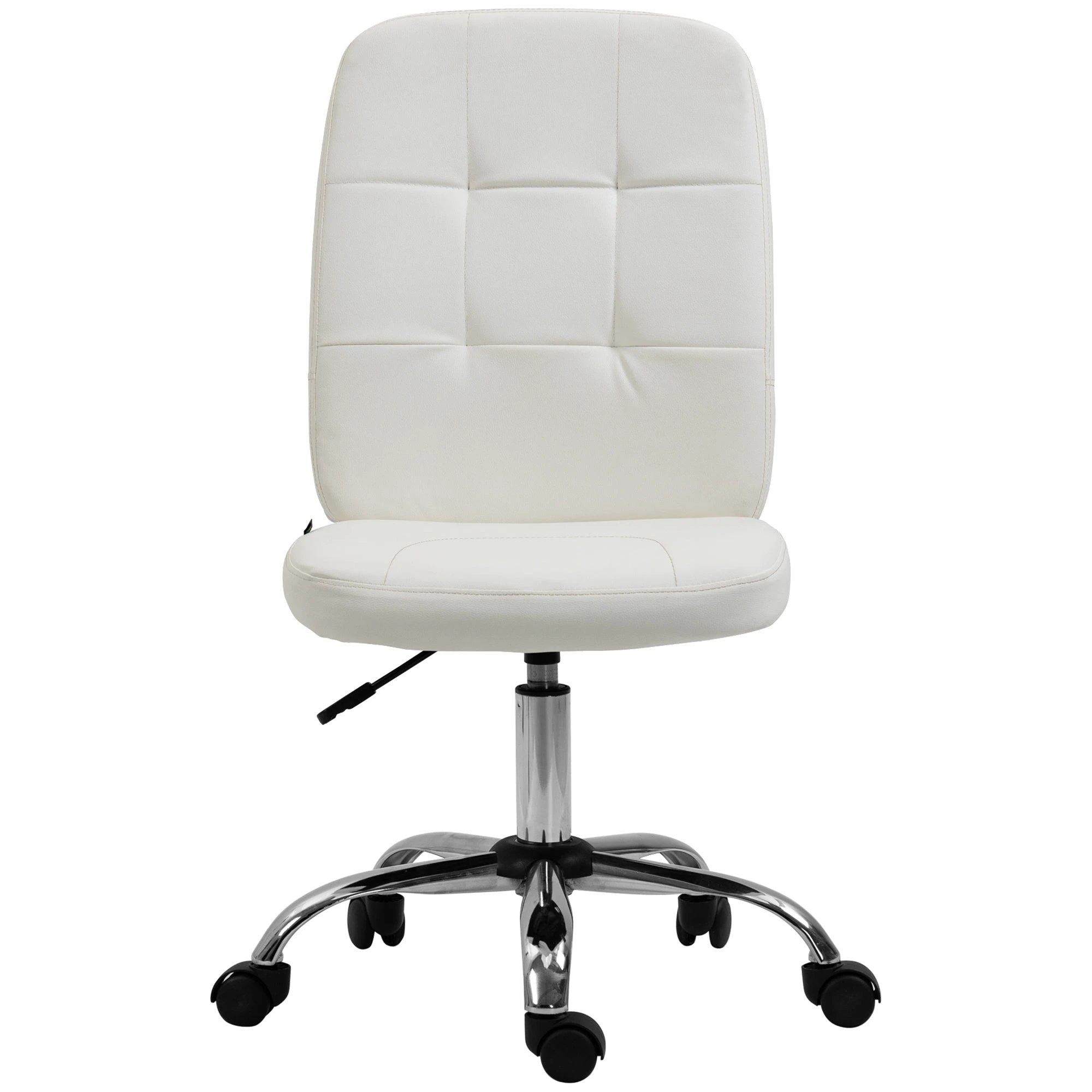 Faux Leather Home Office Chair with Adjustable Height by Vinsetto