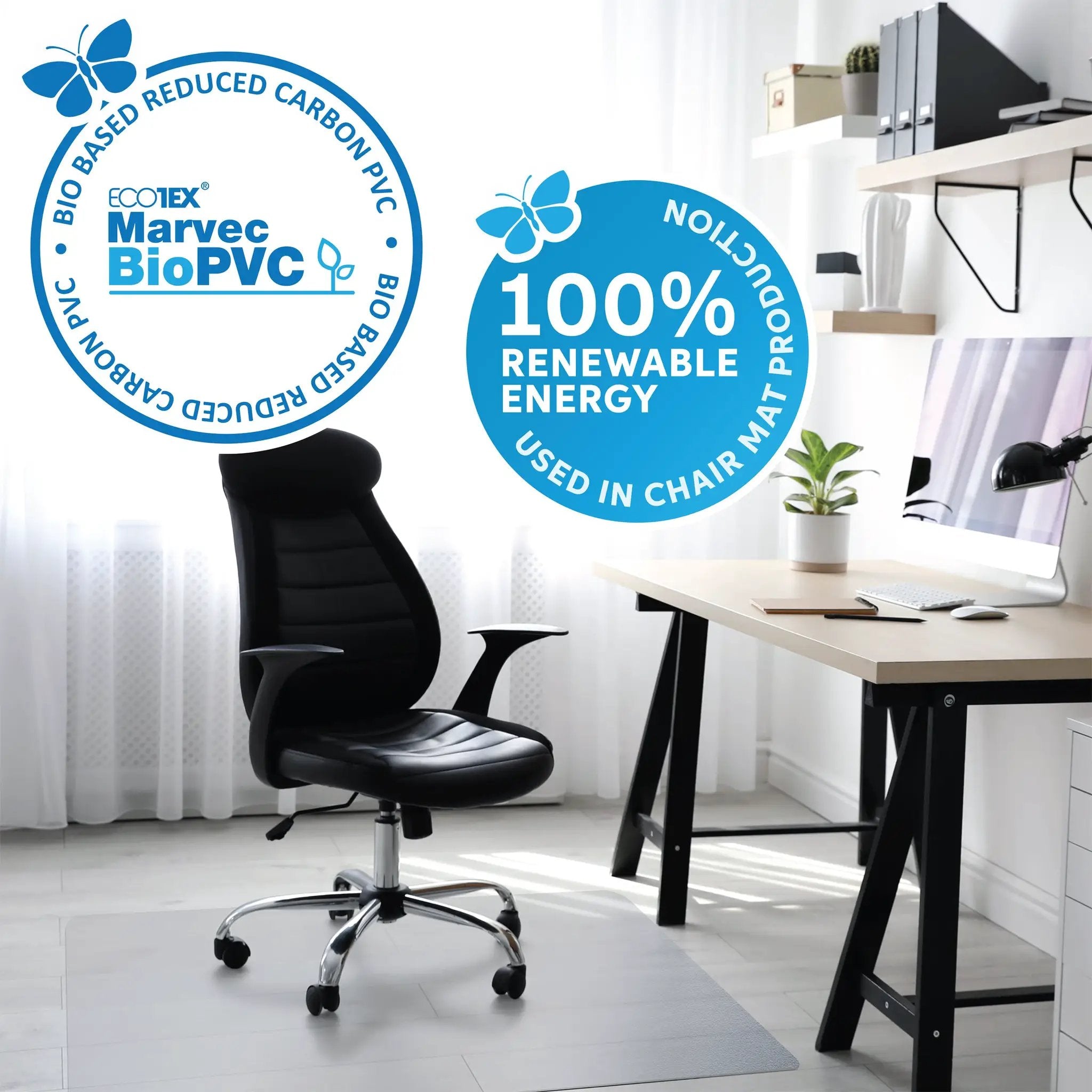Floortex® Ecotex® Marvec BioPVC Chair Mat - Rug