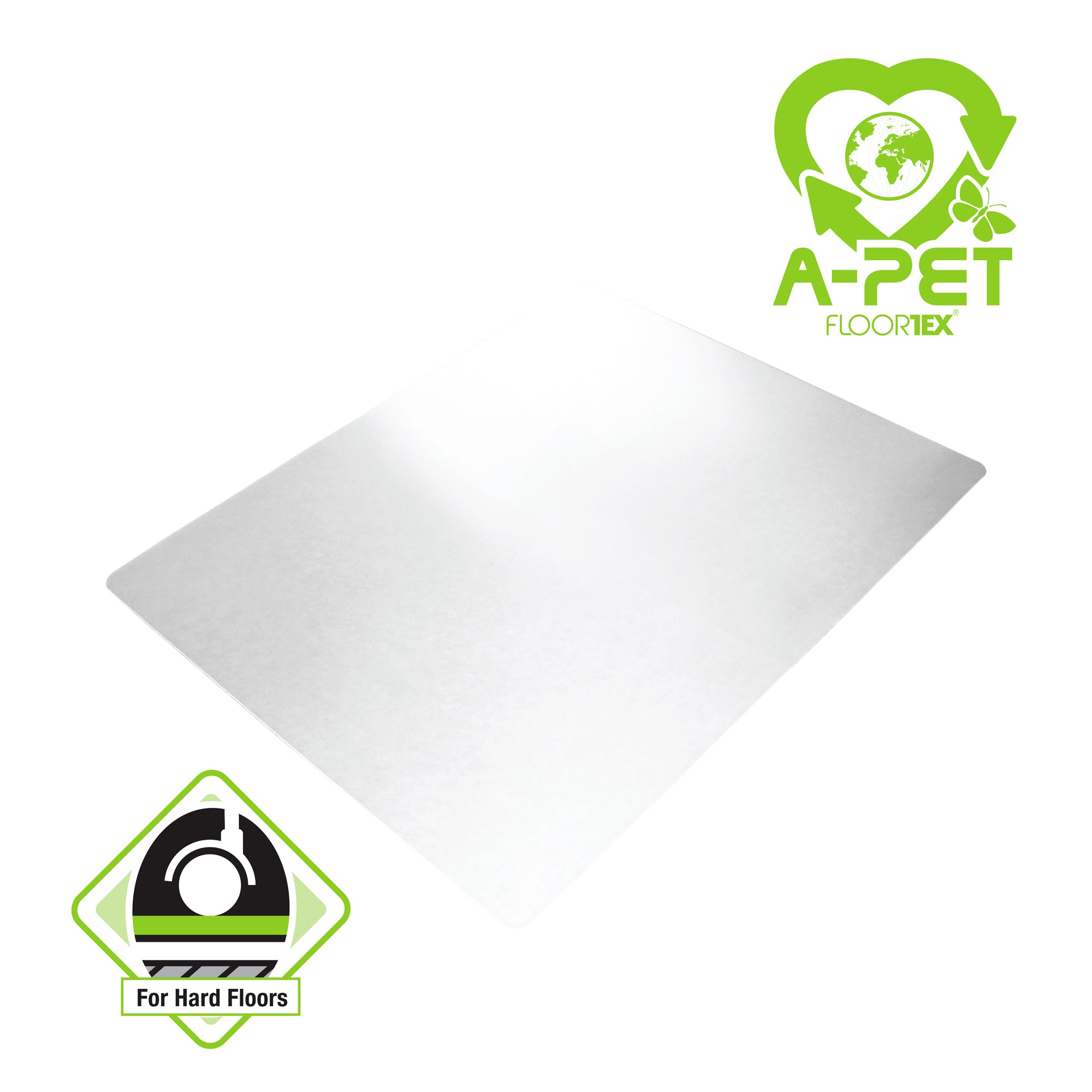 Floortex® Advantagemat® Plus APET Rectangular Chair Mat - Rug