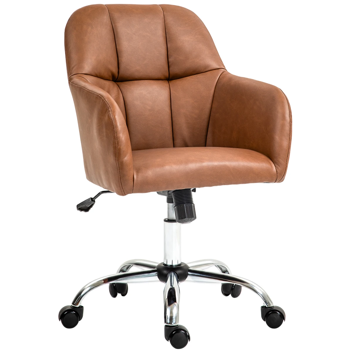 HOMCOM HOMCOM Chair 46-56cm PU Leather Tilt Office - Office Chair