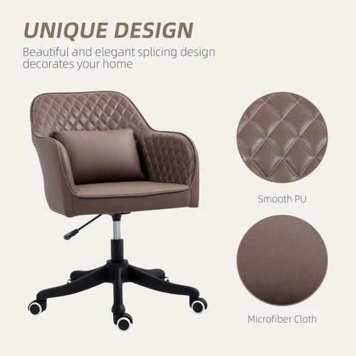 Vinsetto Vinsetto Office Chair with Adjustable Height and USB Powered Vibration Massage for Comfortable Home Office Use - Office Chair