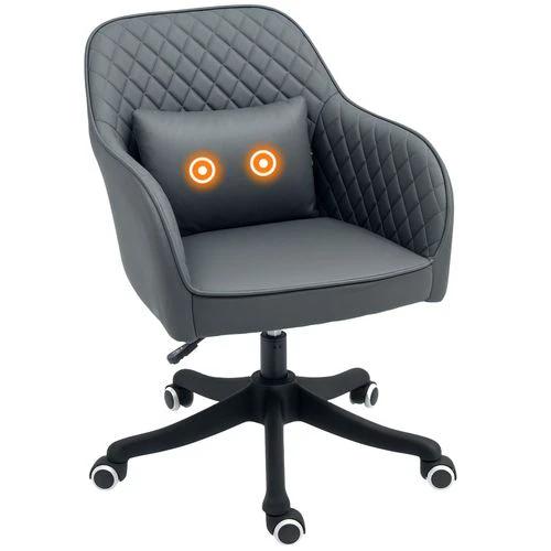 Vinsetto Vinsetto Office Chair with Adjustable Height and USB Powered Vibration Massage for Comfortable Home Office Use - Office Chair