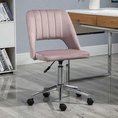 Vinsetto Mid-Back Swivel Office Chair with Adjustable Height and Armless Design for Home Office and Study Use by Vinsetto