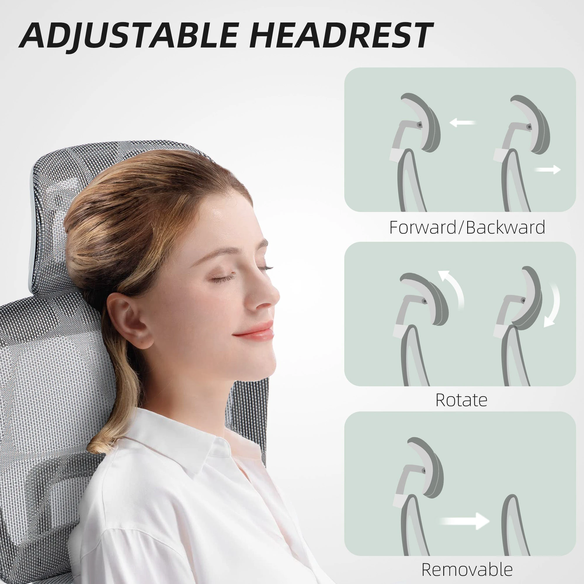 HOMCOM Homcom Ergonomic Office Chair Adjustable 3D Armrests Home - Office Chair