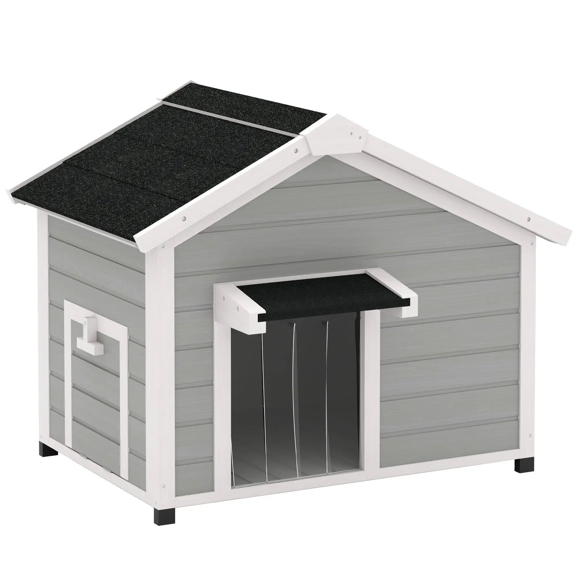 PawHut PawHut Dog Crate Furniture with Flip-up Top, 2 Doors, for Large Dogs - Dog Crate