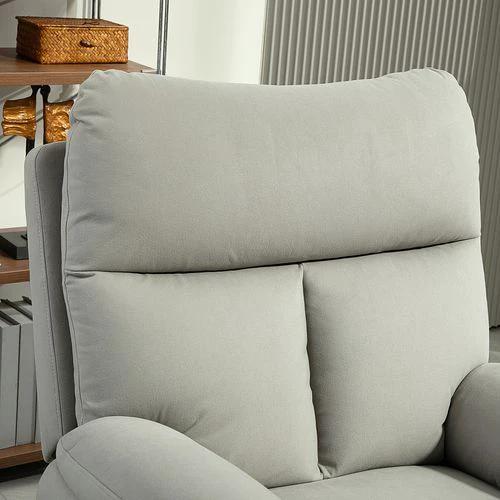 Comfort Recliner Sofa with Adjustable Backrest and Footrest for Ultimate Home Relaxation by HOMCOM