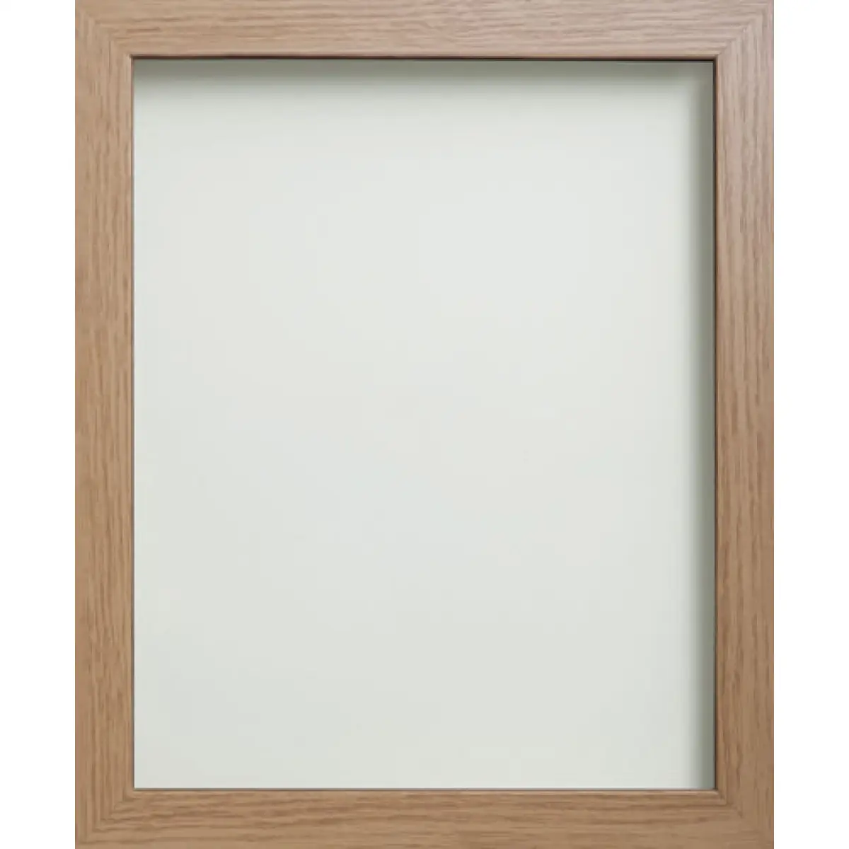 Un-Branded Foil Wrapped MDF Picture Photo Frame Fitted with Perspex Plexiglass, Oak Frame - Photo Frame