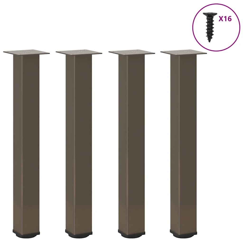 vidaXL VidaXL Table Leg Set 30-32 cm Powder-Coated DIY - Coffee Table