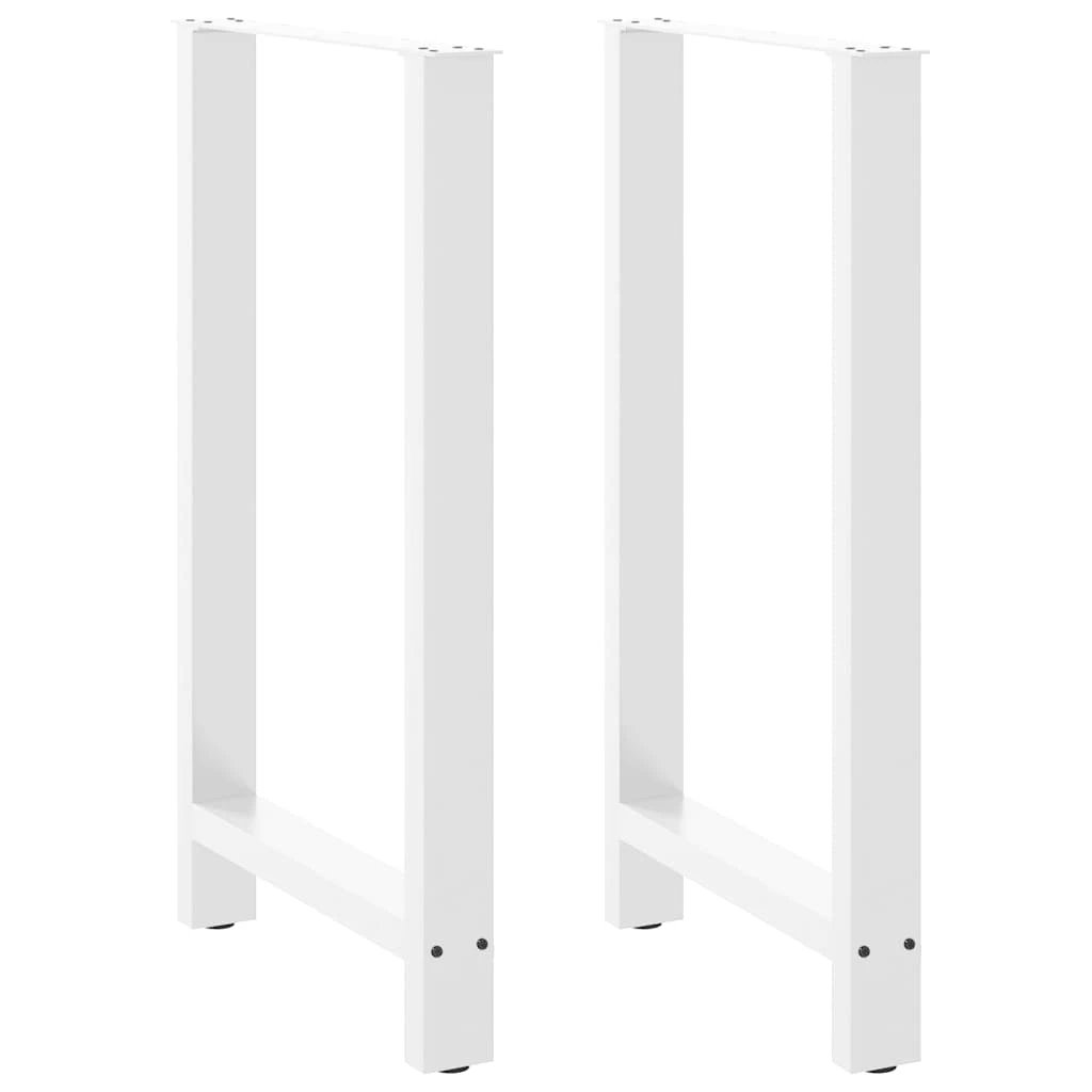 VidaXL Coffee Table Legs 70x31 cm Powder Coated Steel for DIY Furniture Projects by vidaXL