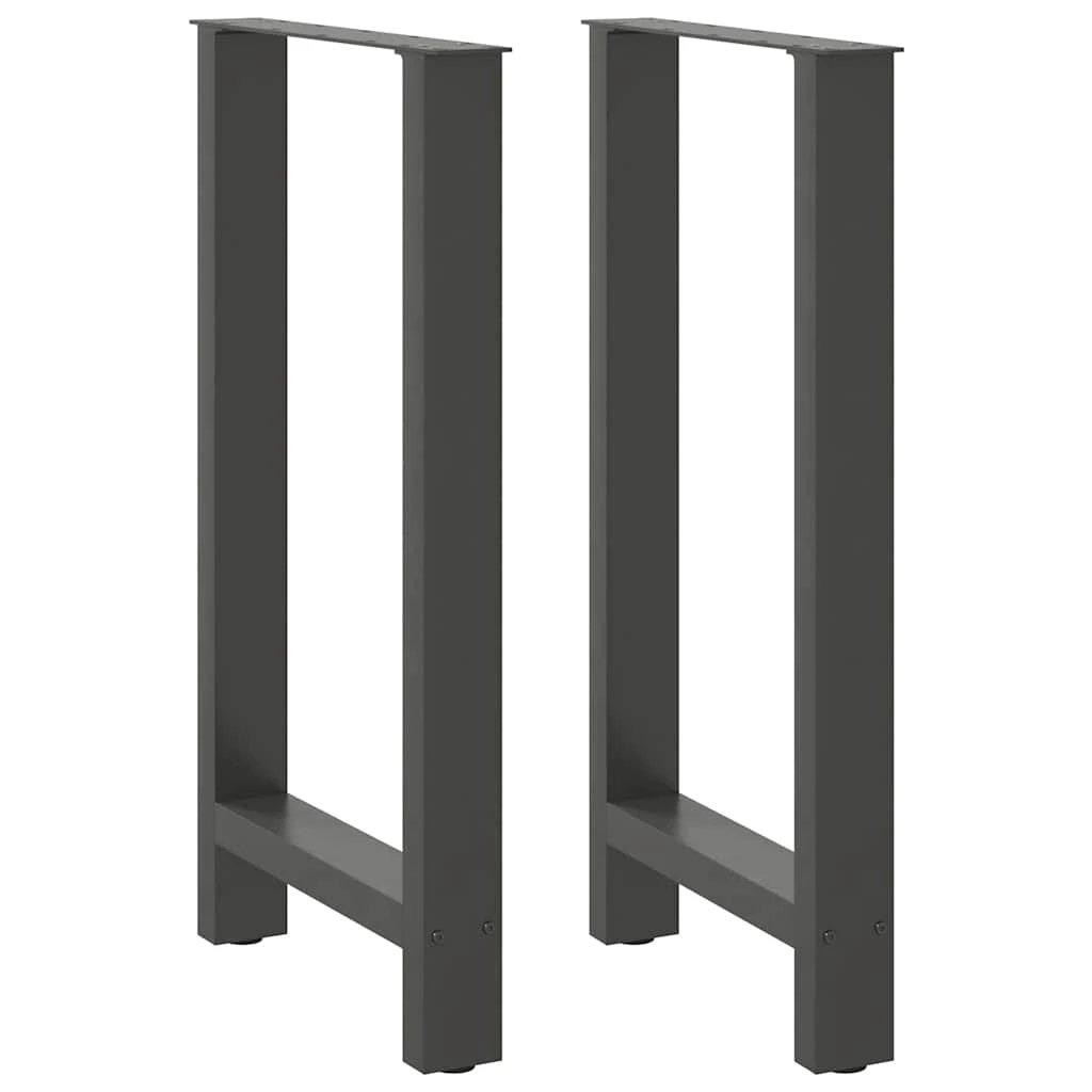 vidaXL VidaXL Coffee Table Legs 70x31 cm Powder Coated Steel for DIY Furniture Projects - Coffee Table