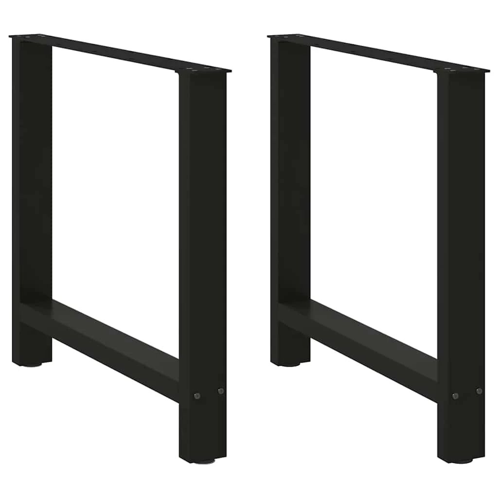 vidaXL VidaXL Coffee Table Legs 70x31 cm Powder Coated Steel for DIY Furniture Projects - Coffee Table