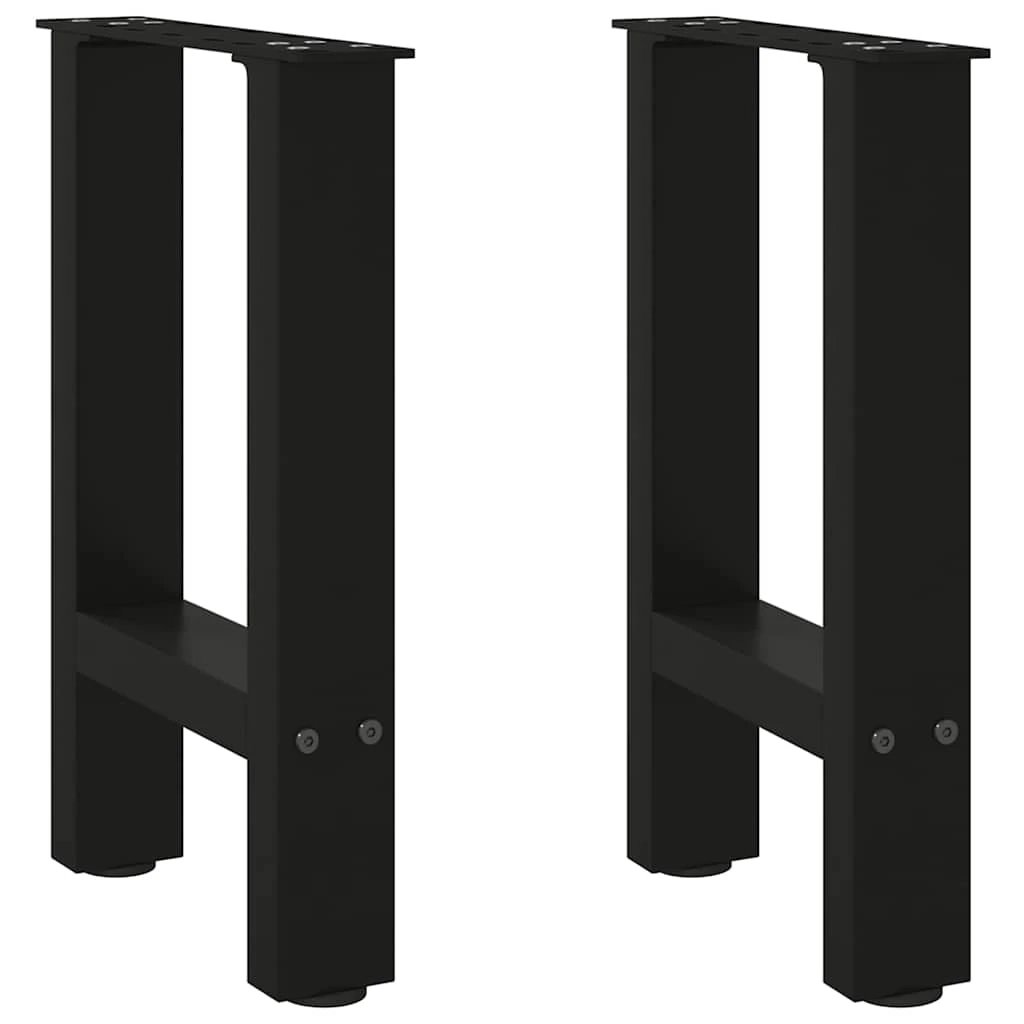 VidaXL Coffee Table Legs 70x31 cm Powder Coated Steel for DIY Furniture Projects by vidaXL