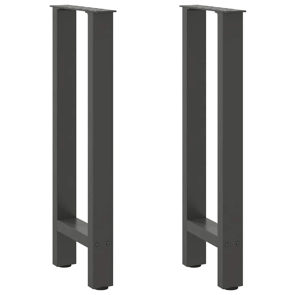 VidaXL Coffee Table Legs 70x31 cm Powder Coated Steel for DIY Furniture Projects by vidaXL