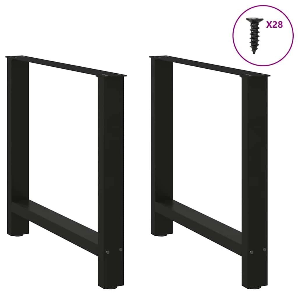 vidaXL VidaXL Coffee Table Legs 70x31 cm Powder Coated Steel for DIY Furniture Projects - Coffee Table