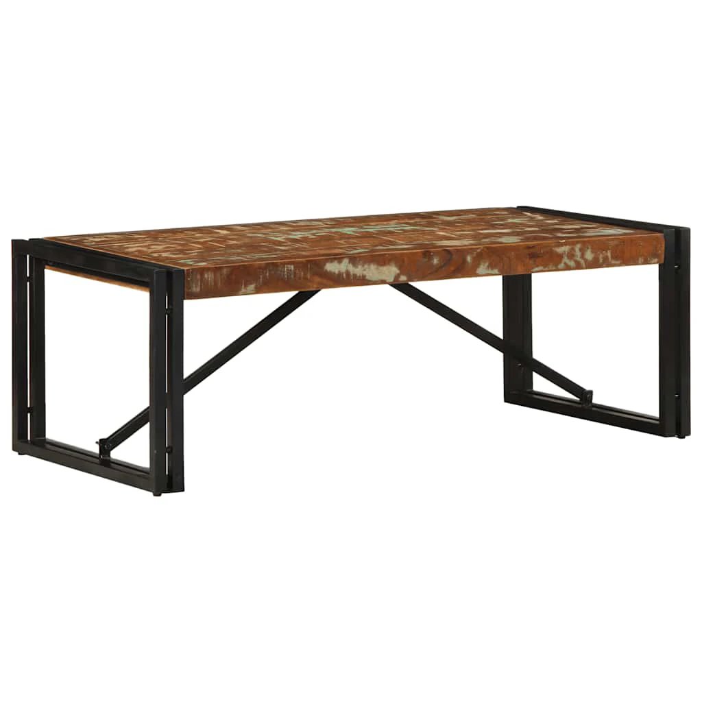 vidaXL VidaXL Coffee Table 100x100x35 cm Solid Mango Wood Family - Coffee Table