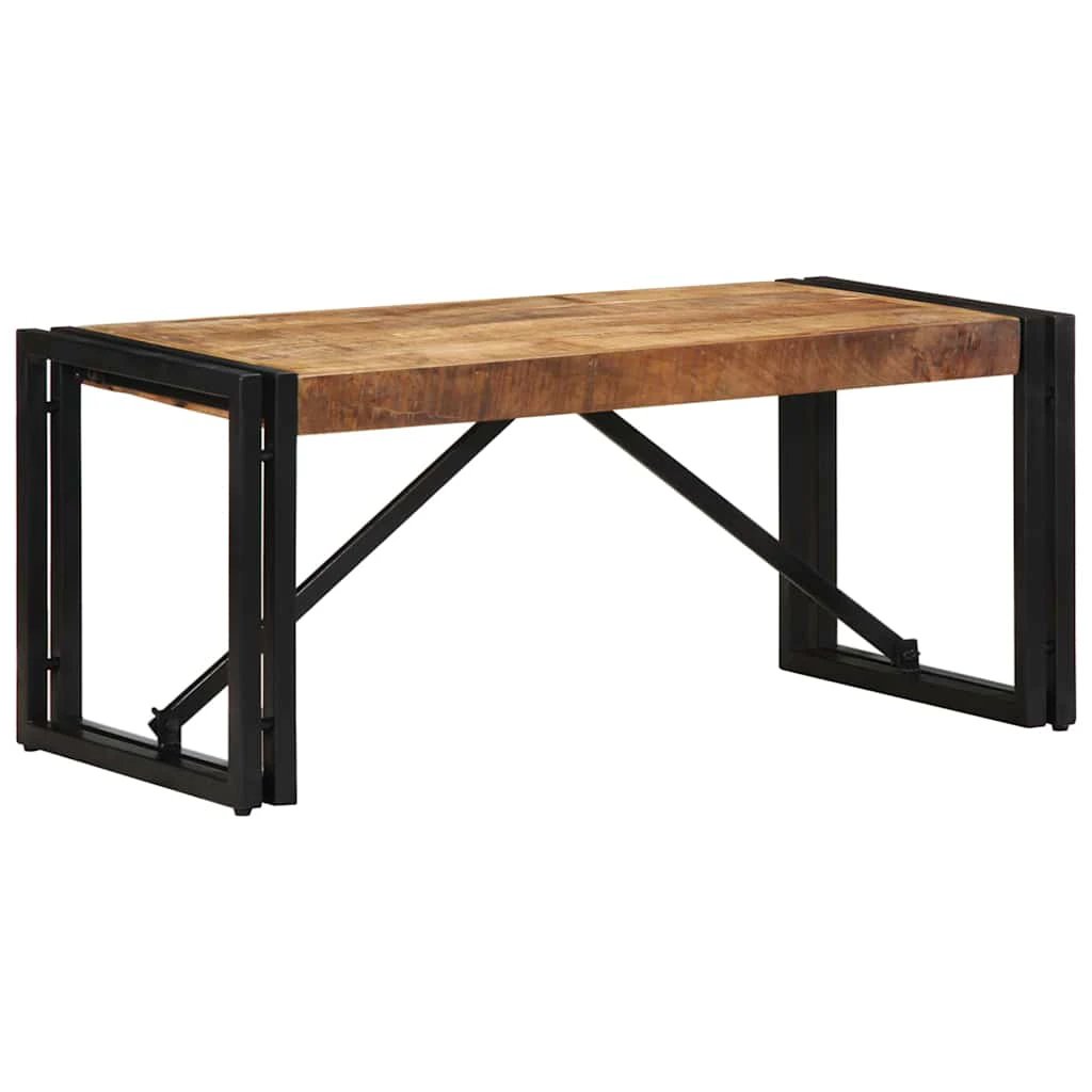 vidaXL VidaXL Coffee Table 100x100x35 cm Solid Mango Wood Family - Coffee Table
