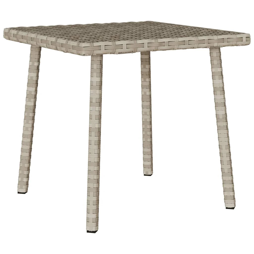 vidaXL vidaXL Garden Coffee Table Rectangular 60x40x37 cm Poly Rattan Weatherproof Outdoor Use - Garden Table