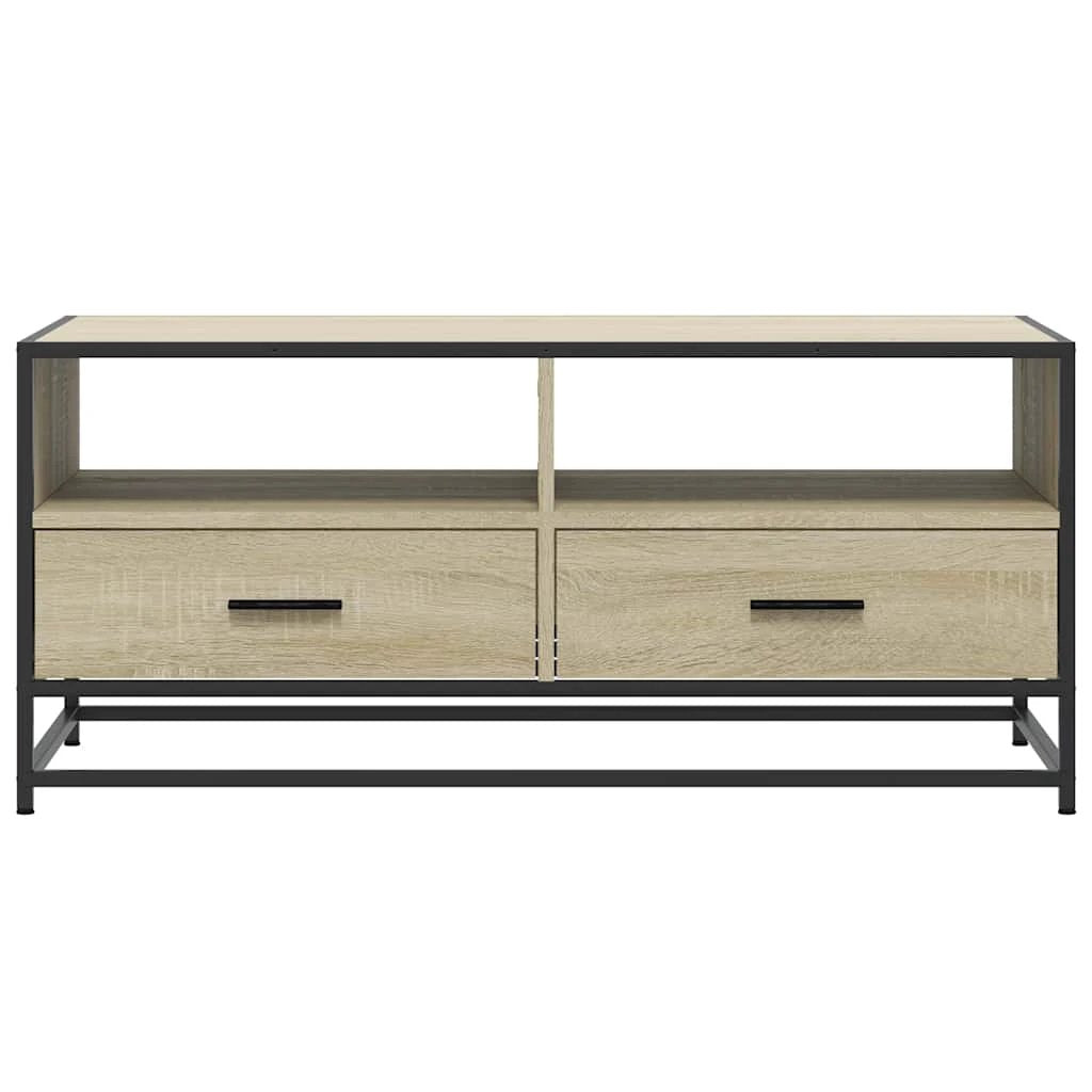VidaXL Coffee Table 100x50x45 CM Wood And Metal Home by vidaXL