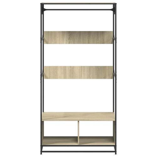 vidaXL vidaXL Wardrobe Black 90x50x180 cm Engineered Wood - Wardrobe
