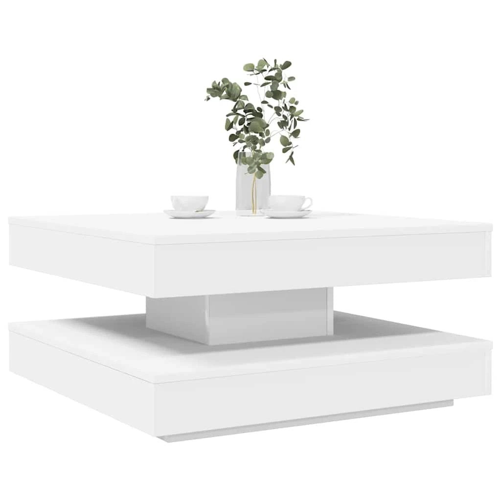 VidaXL Coffee Table 50 By 50 By 34.5 Cm 360 Degree Rotatable For Modern Living Rooms by vidaXL