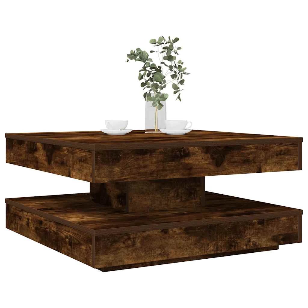 vidaXL VidaXL Coffee Table 50 By 50 By 34.5 Cm 360 Degree Rotatable For Modern Living Rooms - Coffee Table