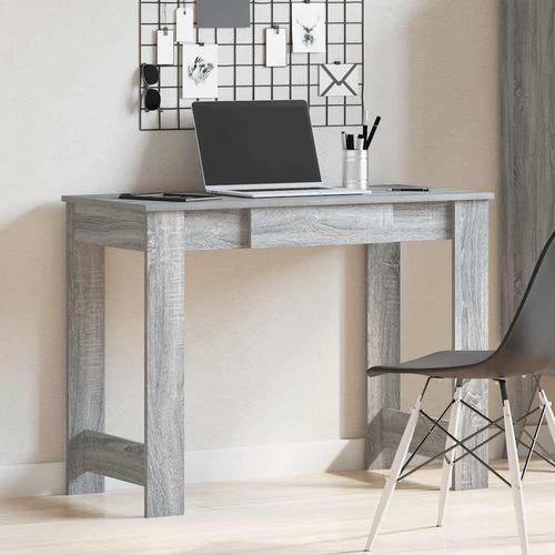 vidaXL Desk White 100x45x75 cm Engineered Wood by vidaXL