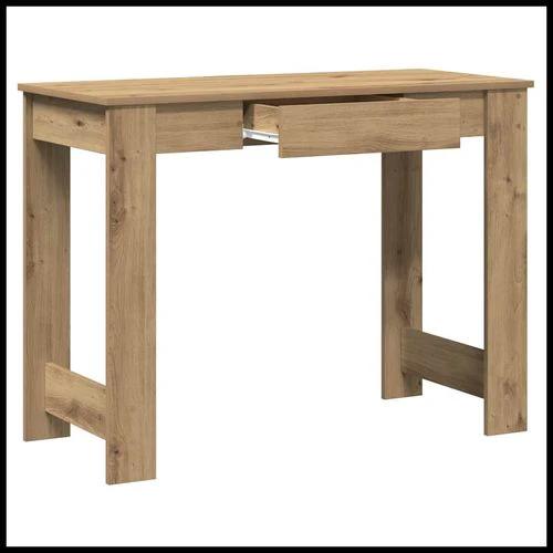 vidaXL Desk White 100x45x75 cm Engineered Wood by vidaXL