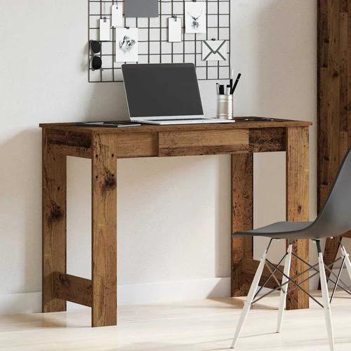 vidaXL vidaXL Desk White 100x45x75 cm Engineered Wood - Desk
