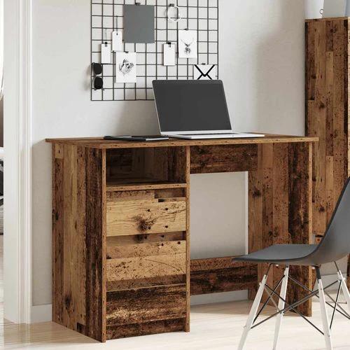 vidaXL Desk 102x50x75 cm Engineered Wood with Smooth Surface for Home Office Use by vidaXL