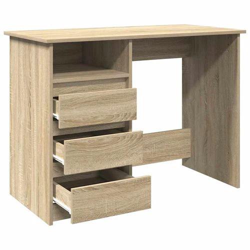 vidaXL Desk 102x50x75 cm Engineered Wood with Smooth Surface for Home Office Use by vidaXL