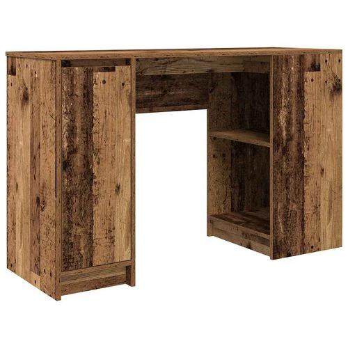 vidaXL vidaXL Desk 120x42x76 cm Engineered Wood with Versatile Storage for Home Office Use - Desk