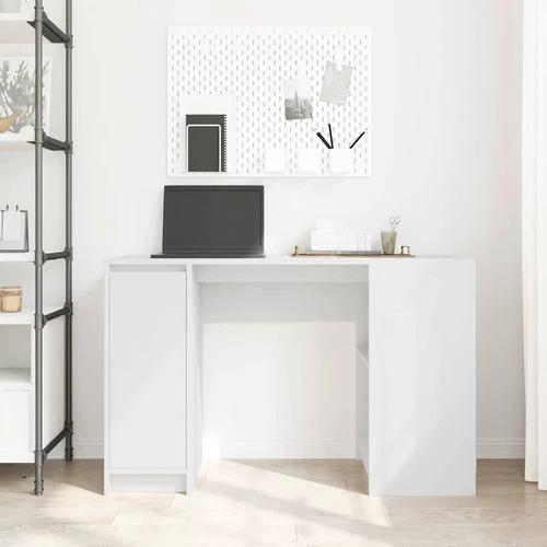 vidaXL vidaXL Desk 120x42x76 cm Engineered Wood with Versatile Storage for Home Office Use - Desk