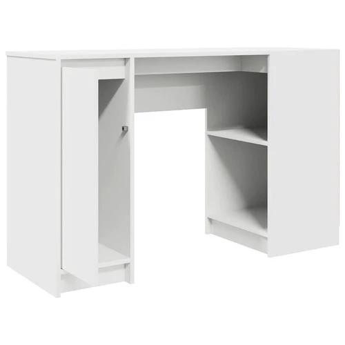 vidaXL vidaXL Desk 120x42x76 cm Engineered Wood with Versatile Storage for Home Office Use - Desk